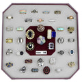 VK-024-SIZE8 - Assorted Brass Ring with Assorted  in Assorted