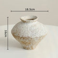 Wabi-sabi rustic brown decorbites ceramic vase living room decor