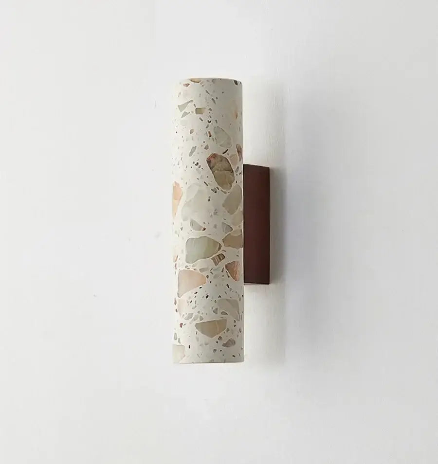 DecorBites™ LED Wall Lights for Dining Room Stair Bedroom Stone Terrazzo Wood - Wabi Sabi Aesthetic