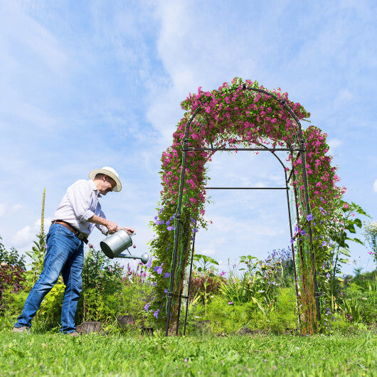 1 PCS 7.5FT Garden Arch Trellis Outdoor Plant Support Archway for Climbing Vine Flower