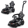 3-in-1 Toyota Licensed Foot-to-Floor Stroller Sliding Walking Toy-Black