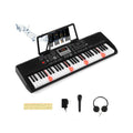 Costway 61 Keys Portable Keyboard for Beginners Electric Piano Keyboard Kit with 200 Rhythms and 200 Tones-Black