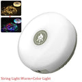 Warm & rgb 10m waterproof led light strip outdoor tent string light