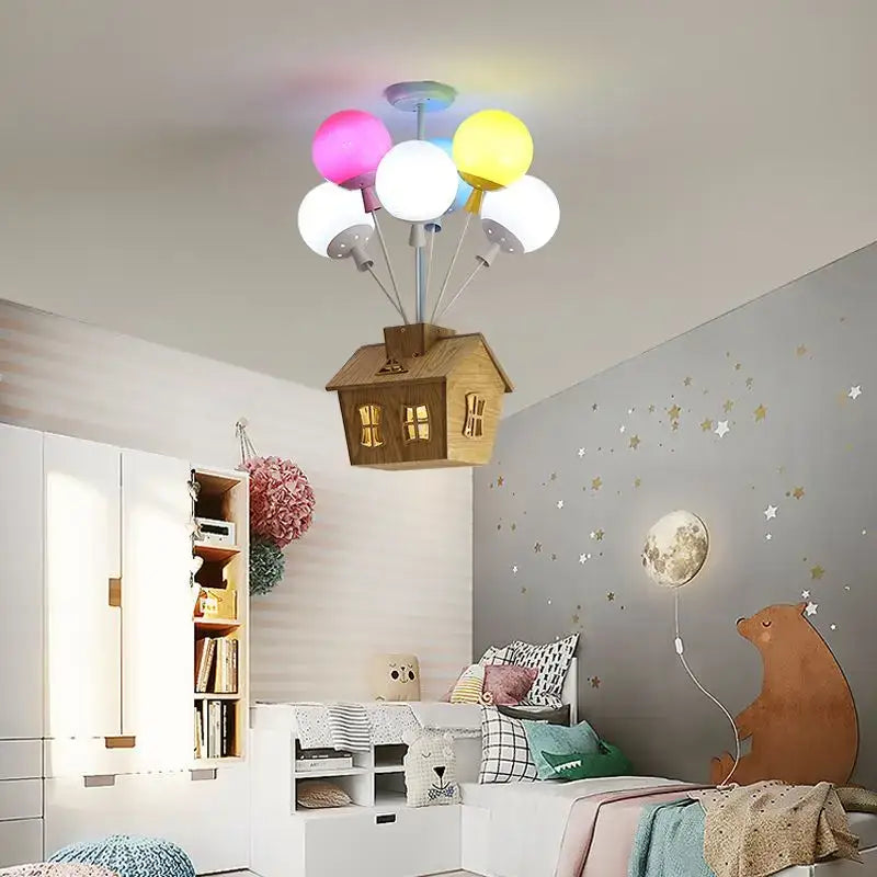 DecorBites™ Balloon Ceiling Chandelier for Kids Room, Bedroom, Living Room, Nursery - Indoor Art Decor