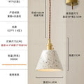 DecorBites™ Cement Marble Chandelier Table Lamp for Bedroom, Restaurant, and Living Room
