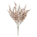 White dried baby’s breath lavender bouquet living room paper box vase