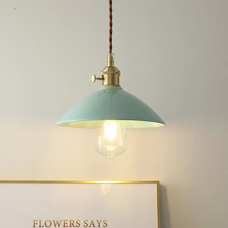 DecorBites™ Ceramic Knob Switch LED Pendant Light, Nordic Modern Hang Lamp