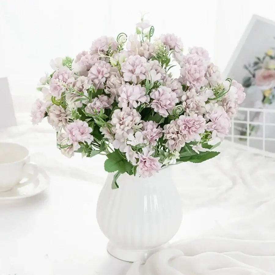 DecorBites™ Hydrangea Bouquet Artificial Flowers Home Decor Wedding Floral Arrangement Bouquet