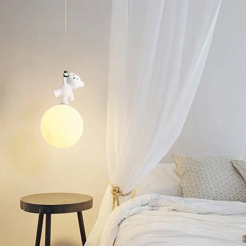 DecorBites™ Bear Nursery Room Resin Pendant Lamp for Kids Bedroom