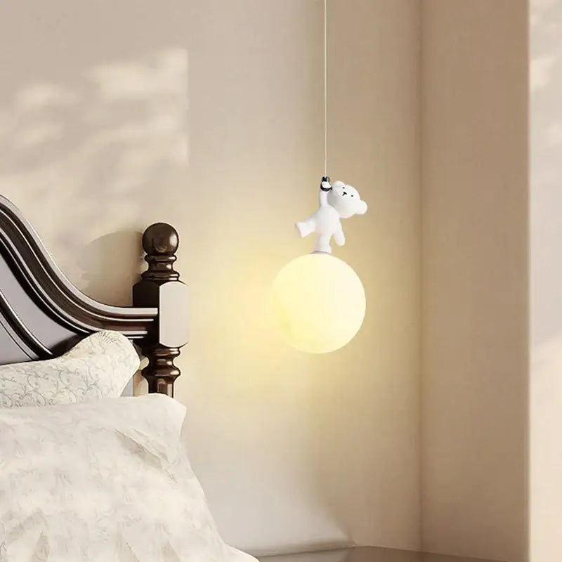 DecorBites™ Bear Nursery Room Resin Pendant Lamp for Kids Bedroom