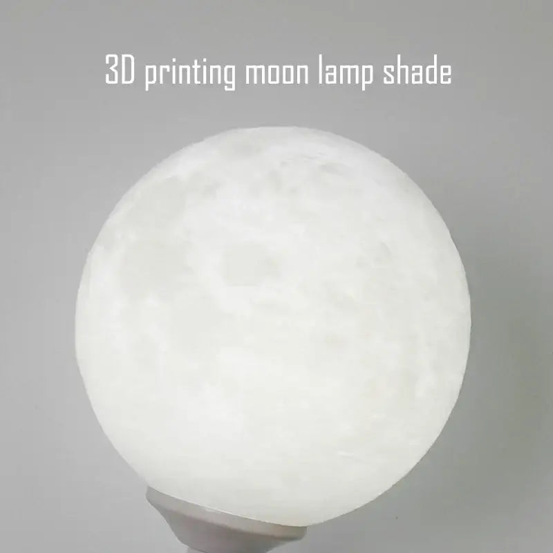 White polar bear night light moon lamp for kids bedroom