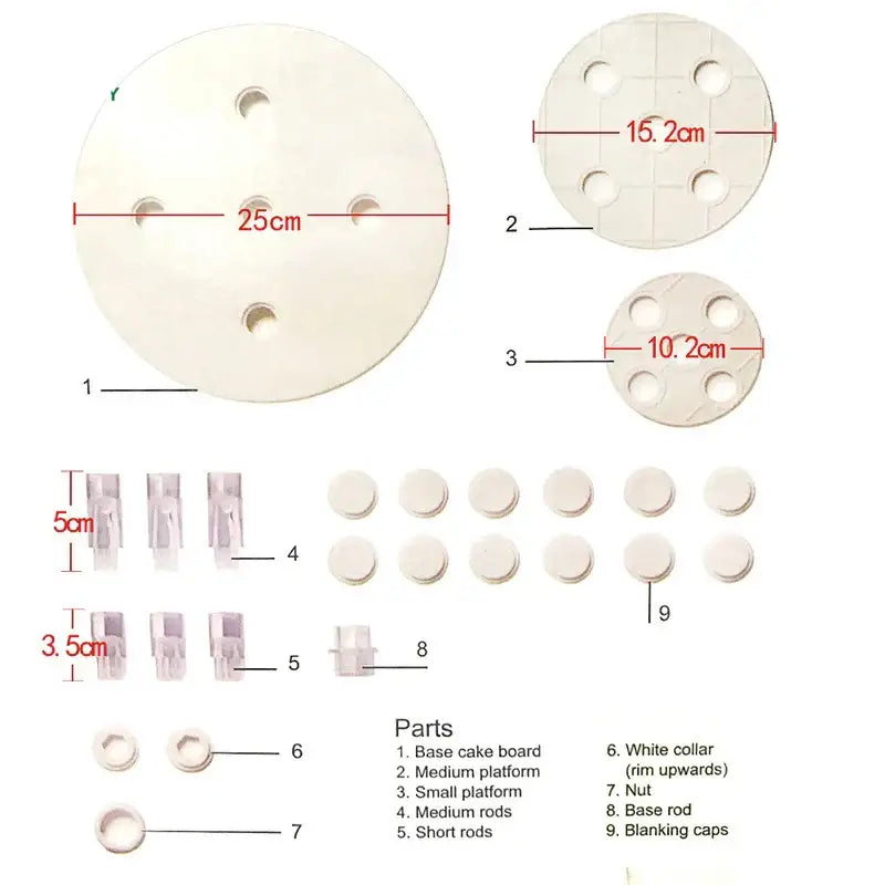 White silicone ice cream layer cake frame kit kitchen baking tool
