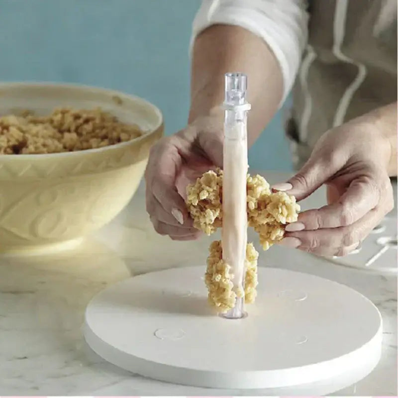 White silicone ice cream layer cake frame kit kitchen baking tool