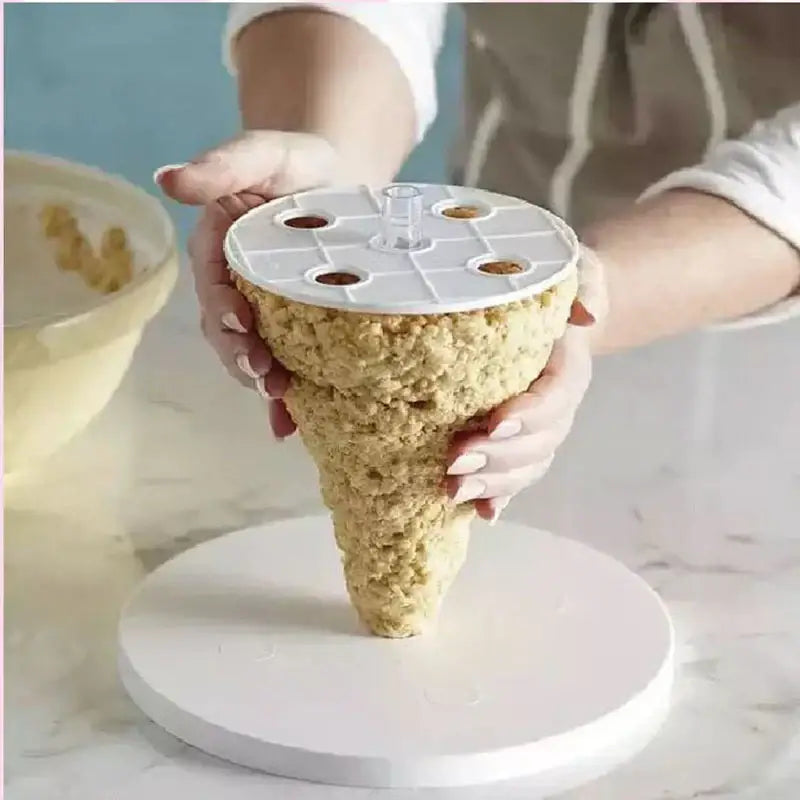 White silicone ice cream layer cake frame kit kitchen baking tool