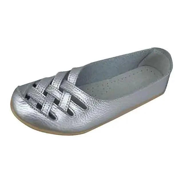 Women's Genuine Leather Flats Sandals Elegant Comfortable Soft Non Slip Design For Women