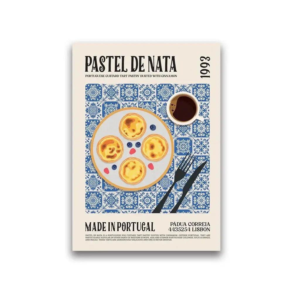 Dim sum illustration world cuisine canvas painting dining room decor